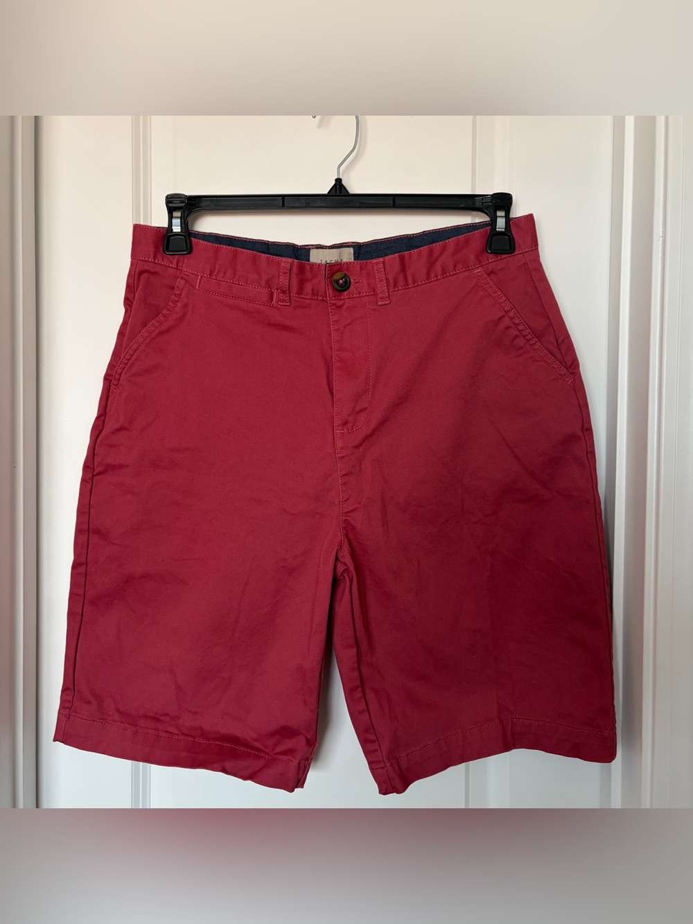 Jachs- Men's Casual Red Cotton Shorts
Size 32